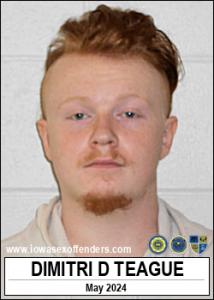 Dimitri Damian Teague a registered Sex Offender of Iowa