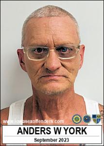 Anders William York a registered Sex Offender of Iowa