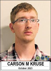 Carson Michael Kruse a registered Sex Offender of Iowa