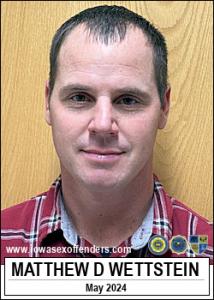 Matthew David Wettstein a registered Sex Offender of Iowa