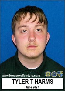 Tyler Theodore John Harms a registered Sex Offender of Iowa