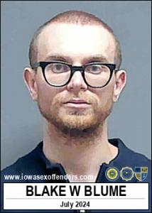 Blake William Blume a registered Sex Offender of Iowa