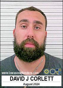 David John Corlett a registered Sex Offender of Iowa