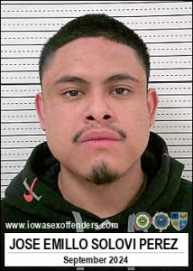 Jose Emillo Solovi Perez a registered Sex Offender of Iowa