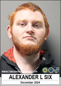 Alexander Lee Six a registered Sex Offender of Iowa