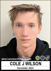 Cole Justin Wilson a registered Sex Offender of Iowa