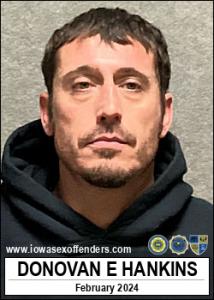Donovan Edward Hankins a registered Sex Offender of Iowa
