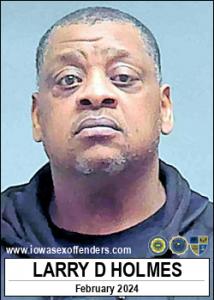 Larry Darnell Holmes a registered Sex Offender of Iowa
