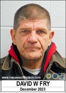 David Wayne Fry a registered Sex Offender of Iowa