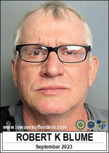 Robert Kenneth Blume a registered Sex Offender of Iowa
