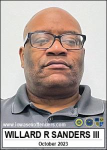 Willard Richard Sanders III a registered Sex Offender of Iowa